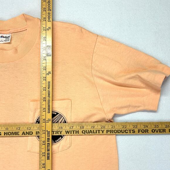 Vtg Columbia STS-28 Peach T-Shirt Nasa Space Shuttle Tag Size L DOD USA Cotton - Picture 8 of 13